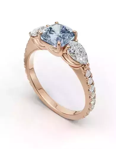 Three-Stone Engagement Ring