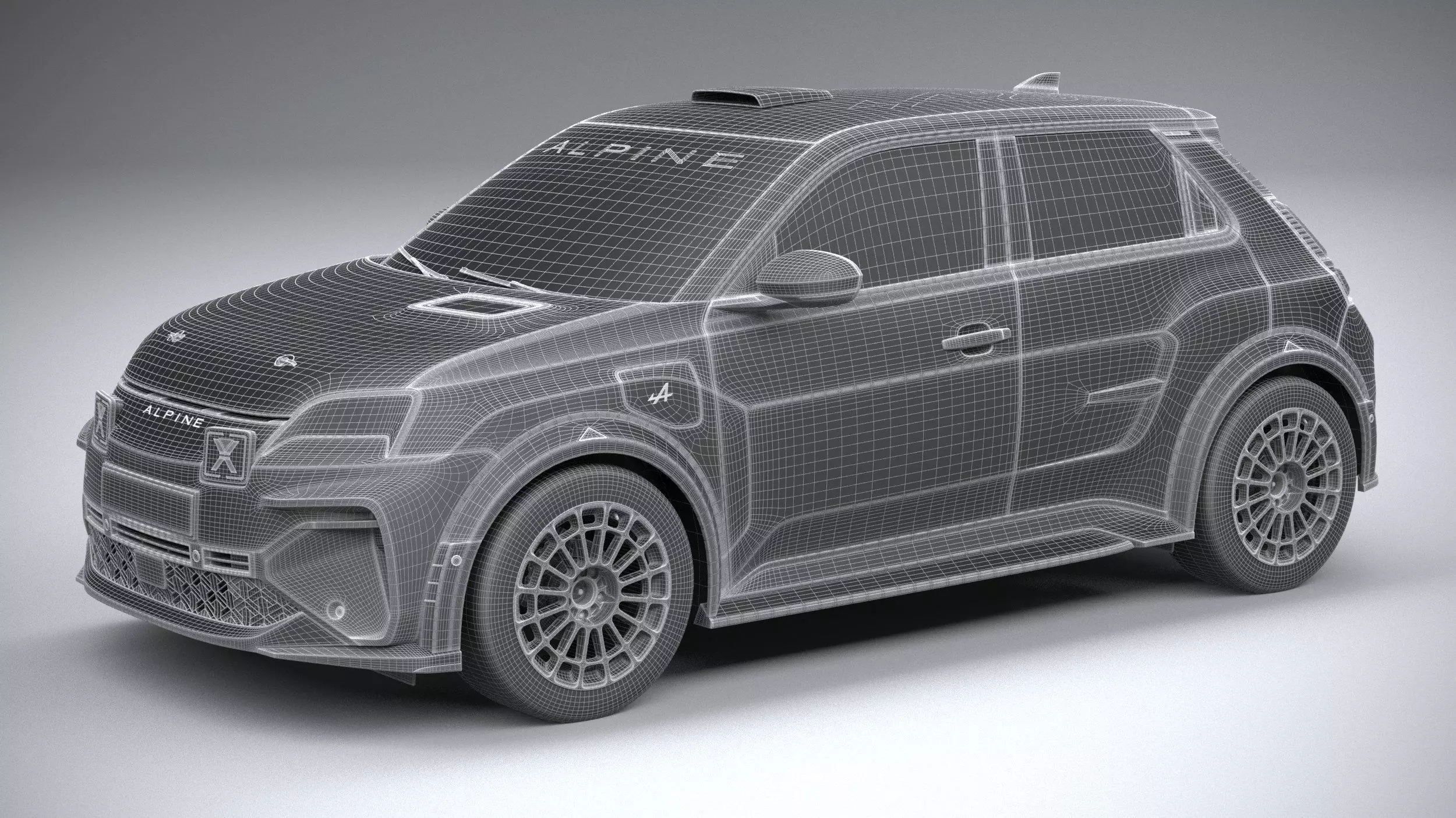 Alpine A290 Rallye 2026 3D model_26