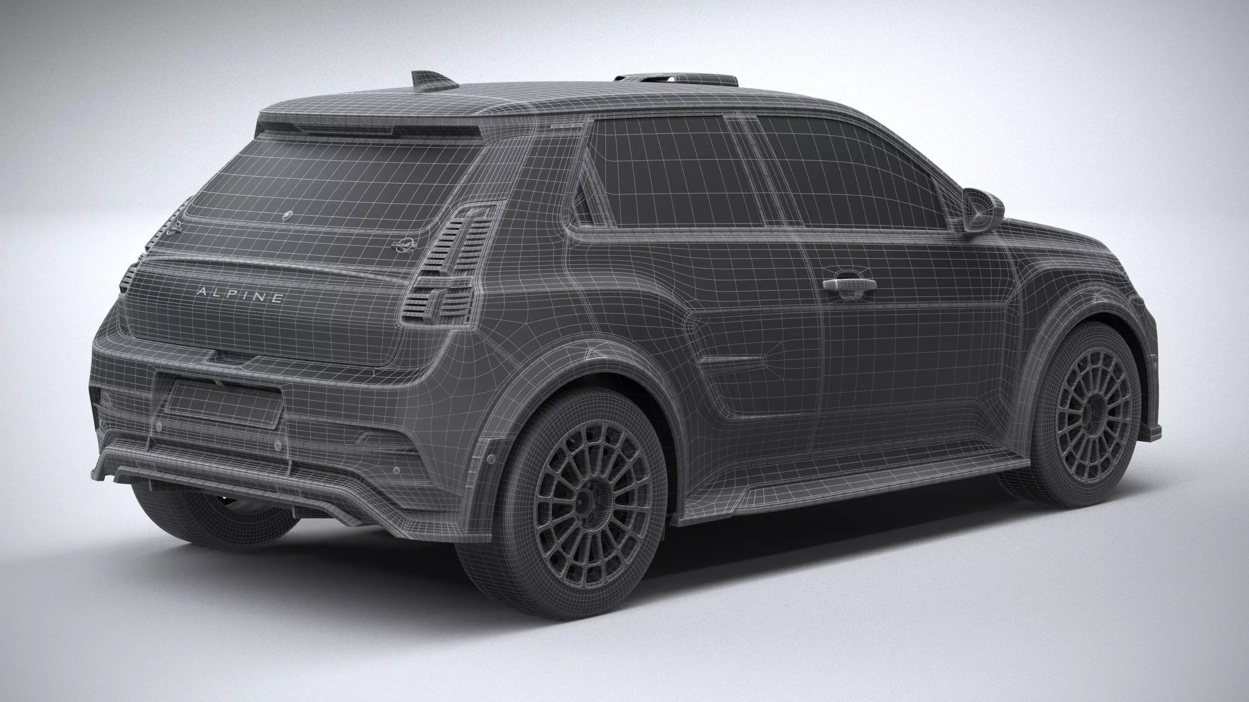 Alpine A290 Rallye 2026 3D model_29