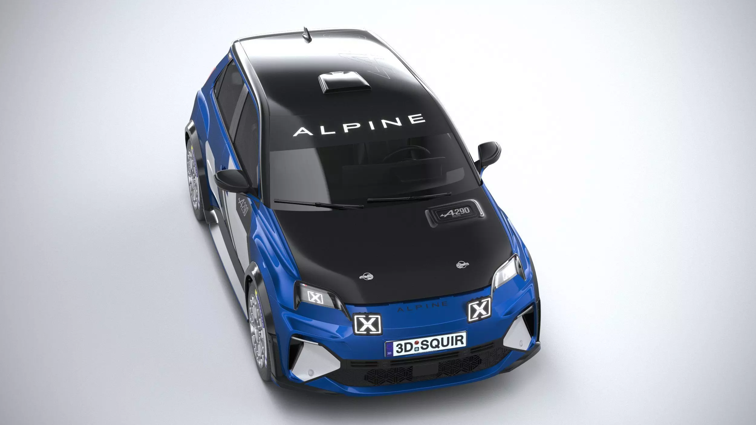 Alpine A290 Rallye 2026 3D model_12
