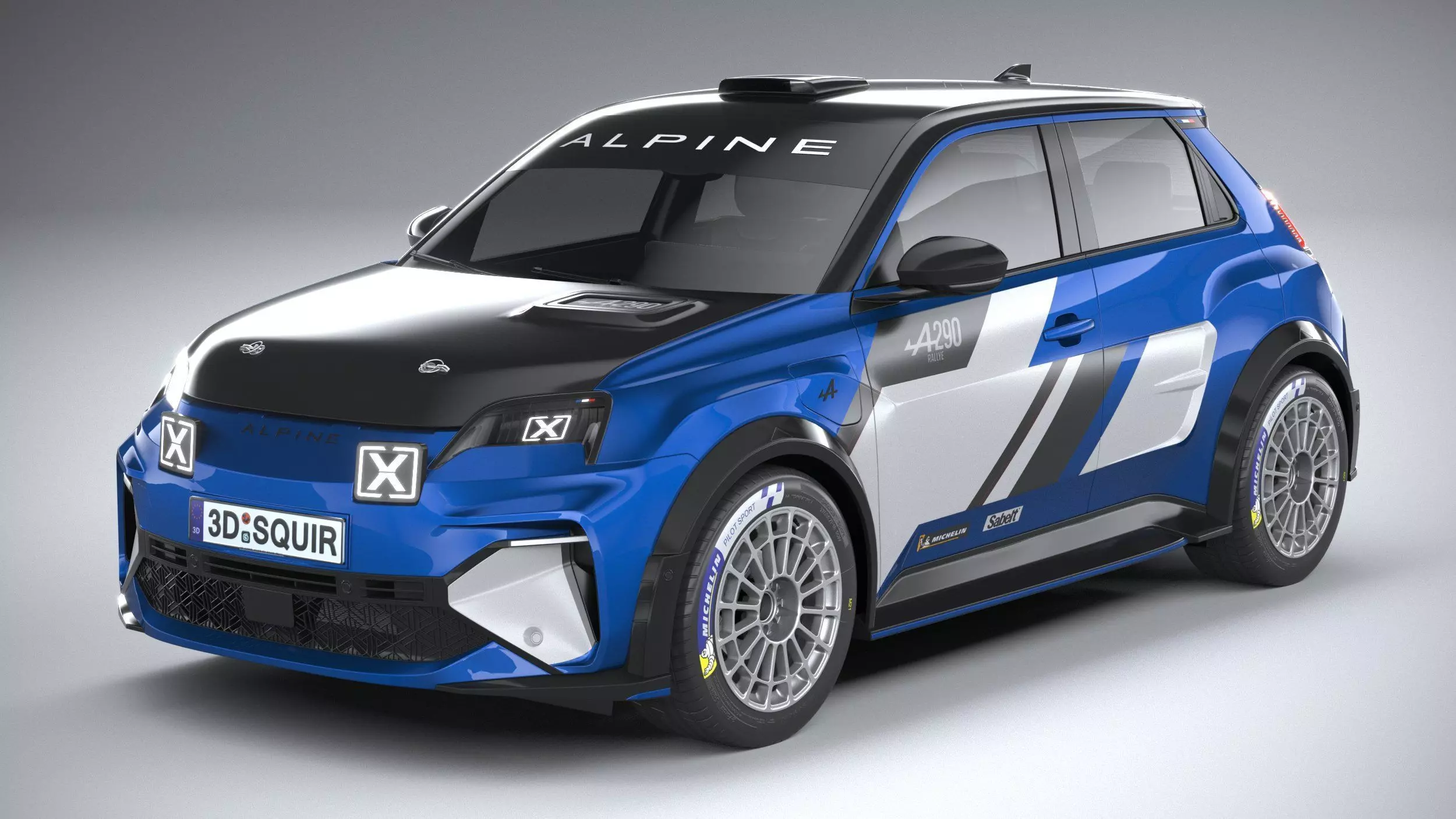 Alpine A290 Rallye 2026 3D model_1