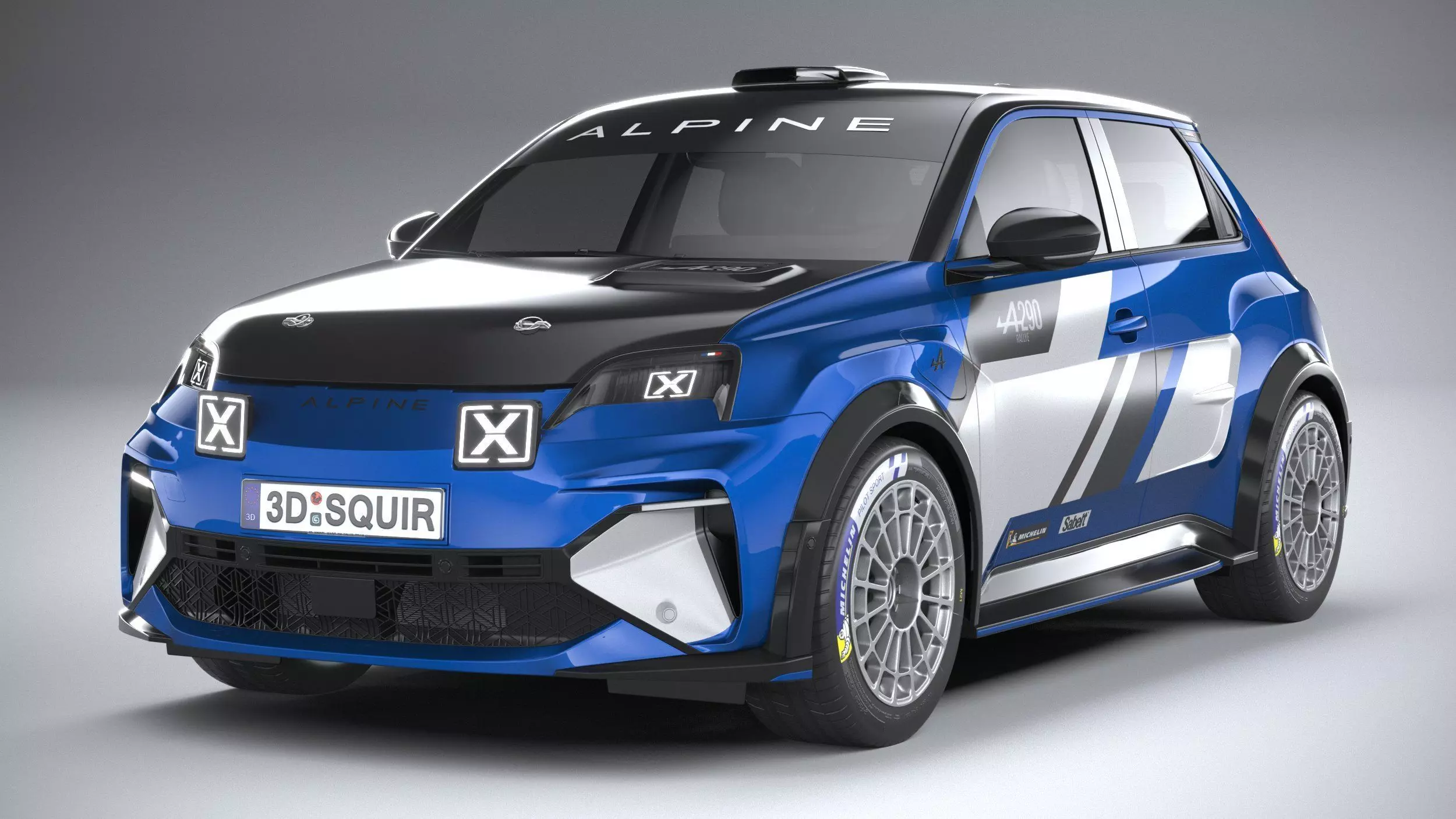 Alpine A290 Rallye 2026 3D model_2