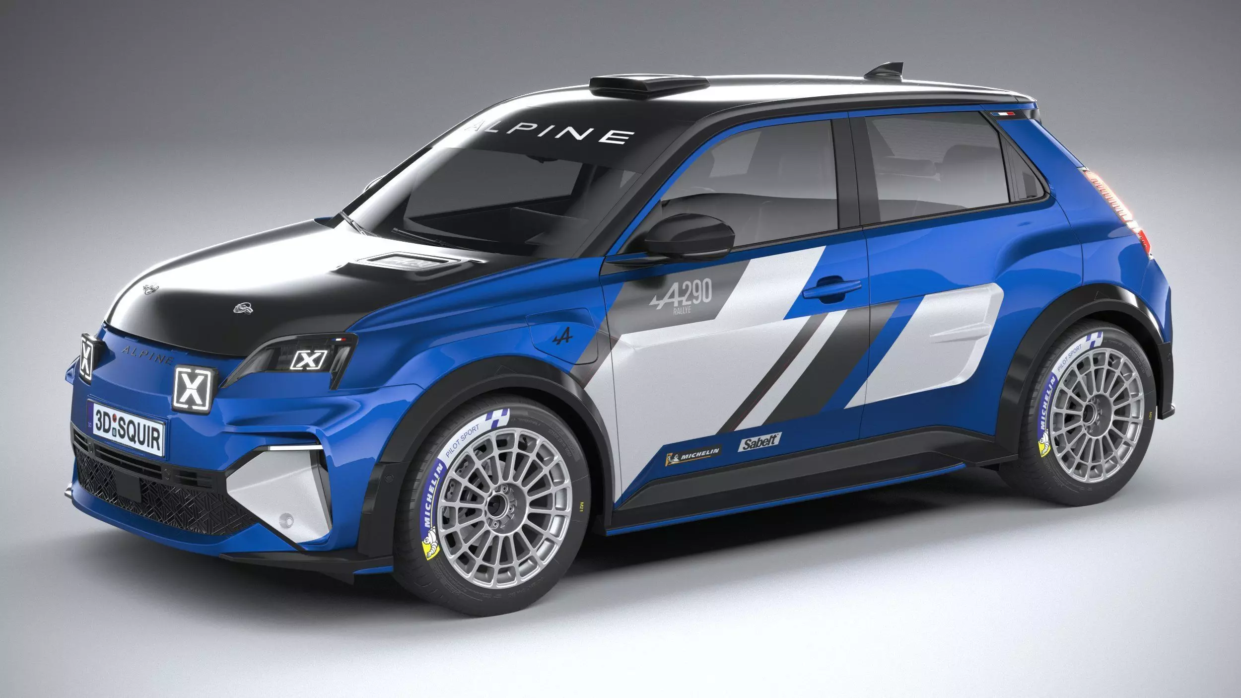 Alpine A290 Rallye 2026 3D model_0