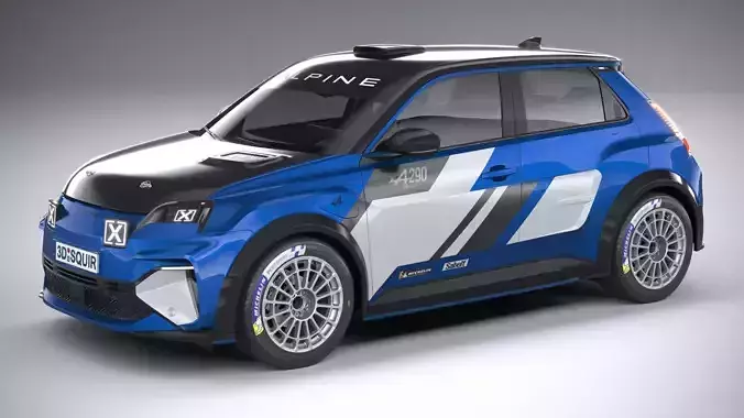 Alpine A290 Rallye 2026 3D model