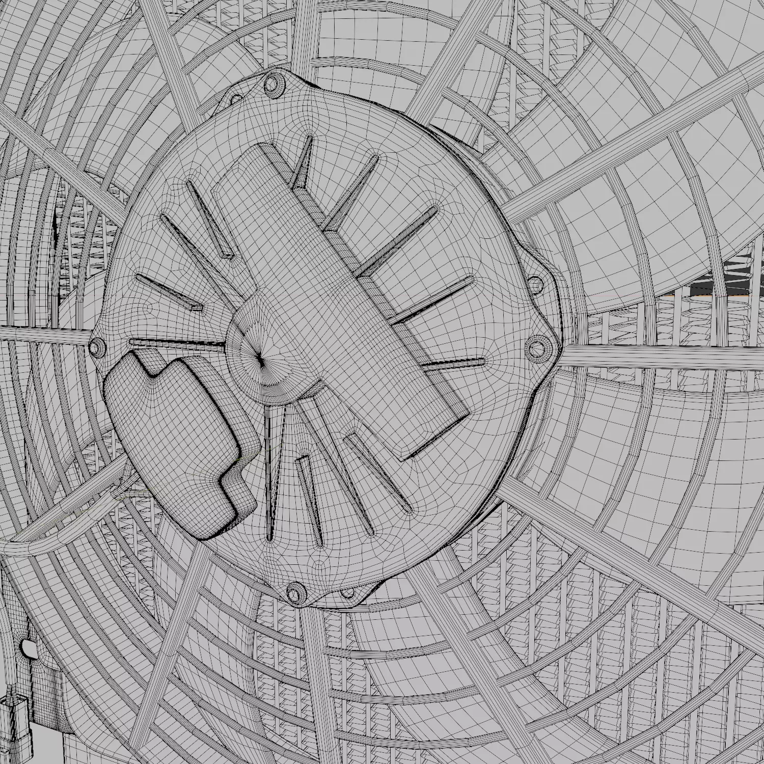 Mishimoto Heat Exchanger 3D model_8