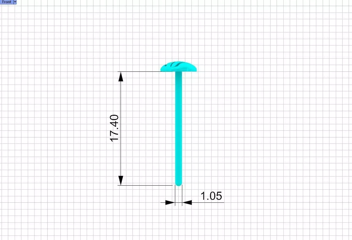 Ocenic Animal Stud and Dangling Earring Pack - Conch Shell 3D print model_16