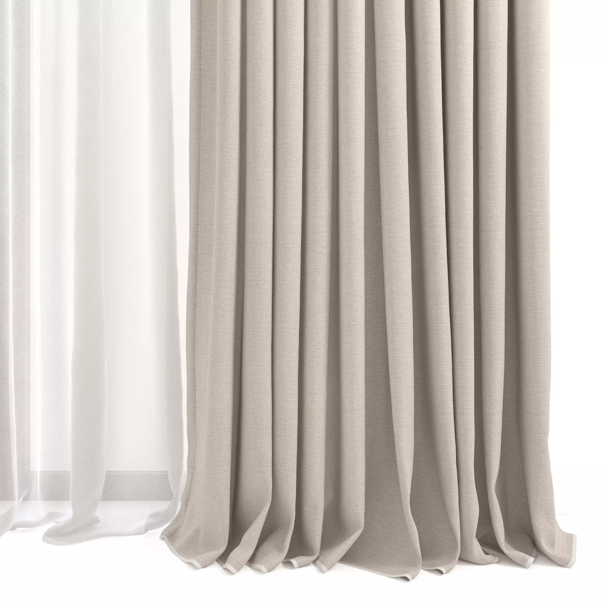 Curtains 54 3D model_2