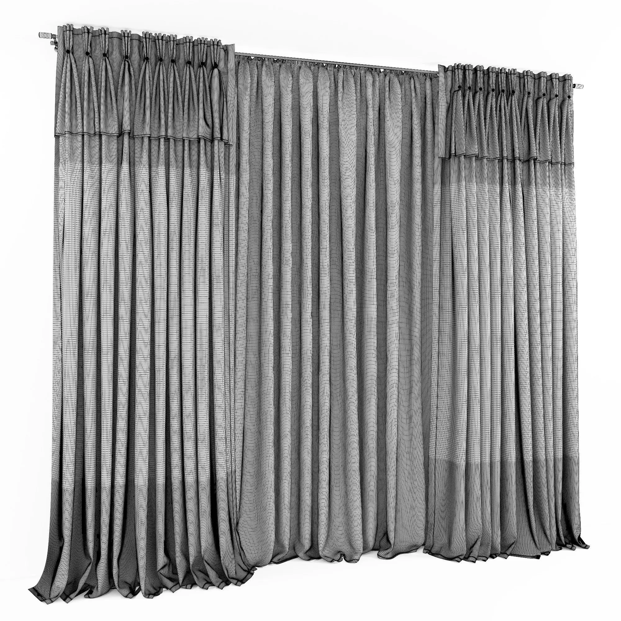 Curtains 54 3D model_5