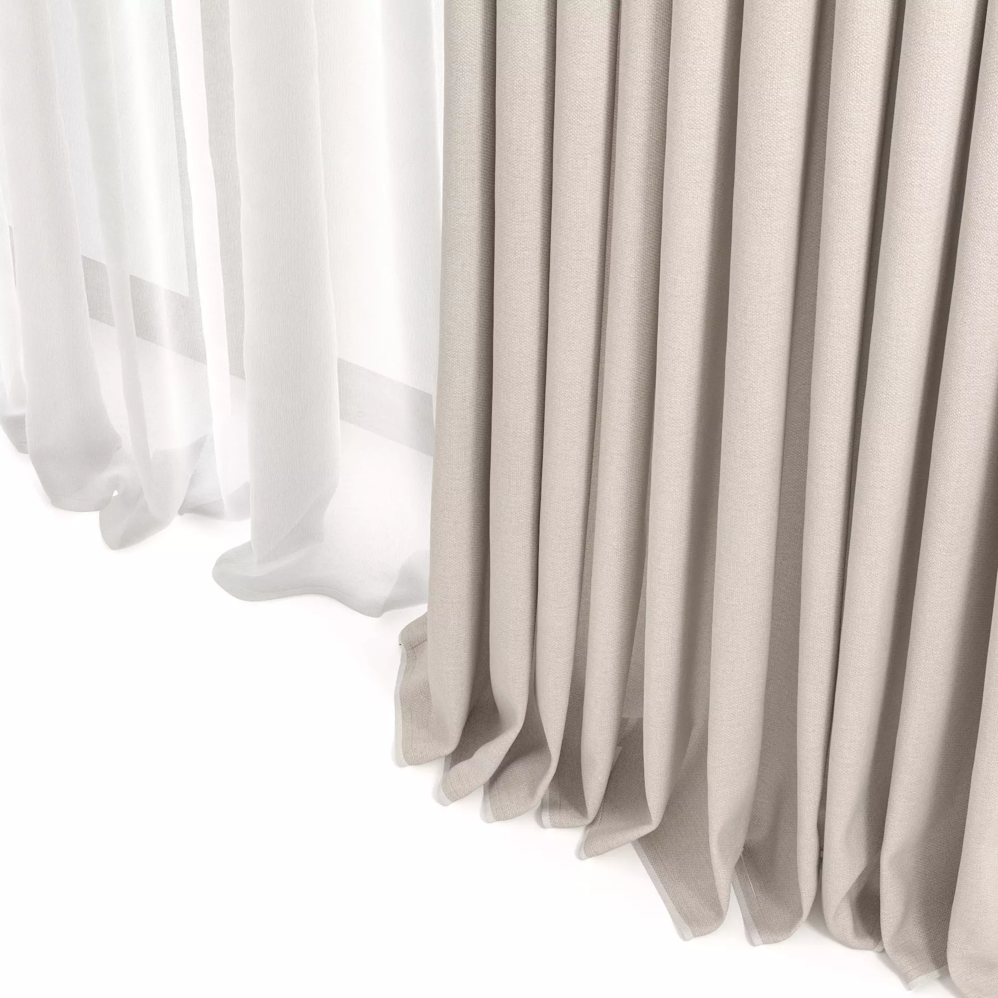 Curtains 54 3D model_4