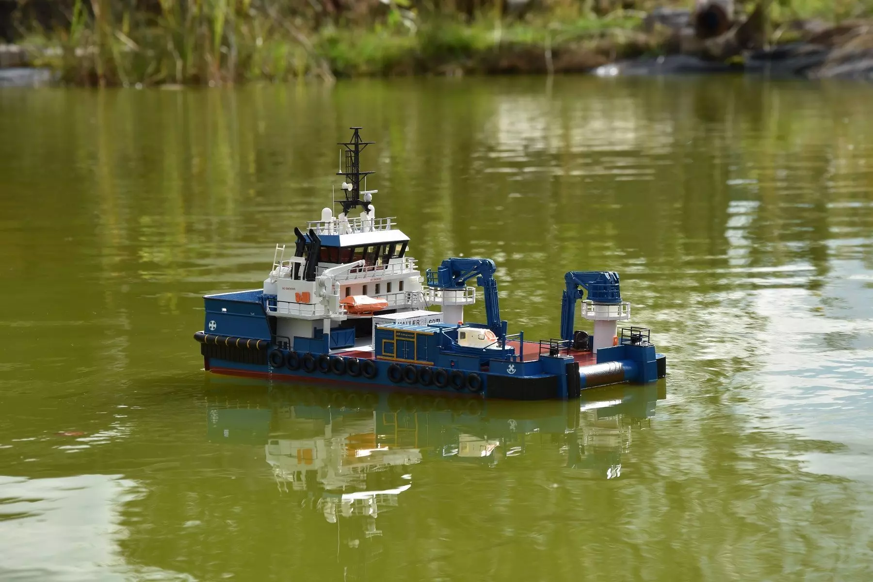UNIVERSAL ARBEITSSCHIFF WORKBOAT SERVICE VESSEL 3D print model_2