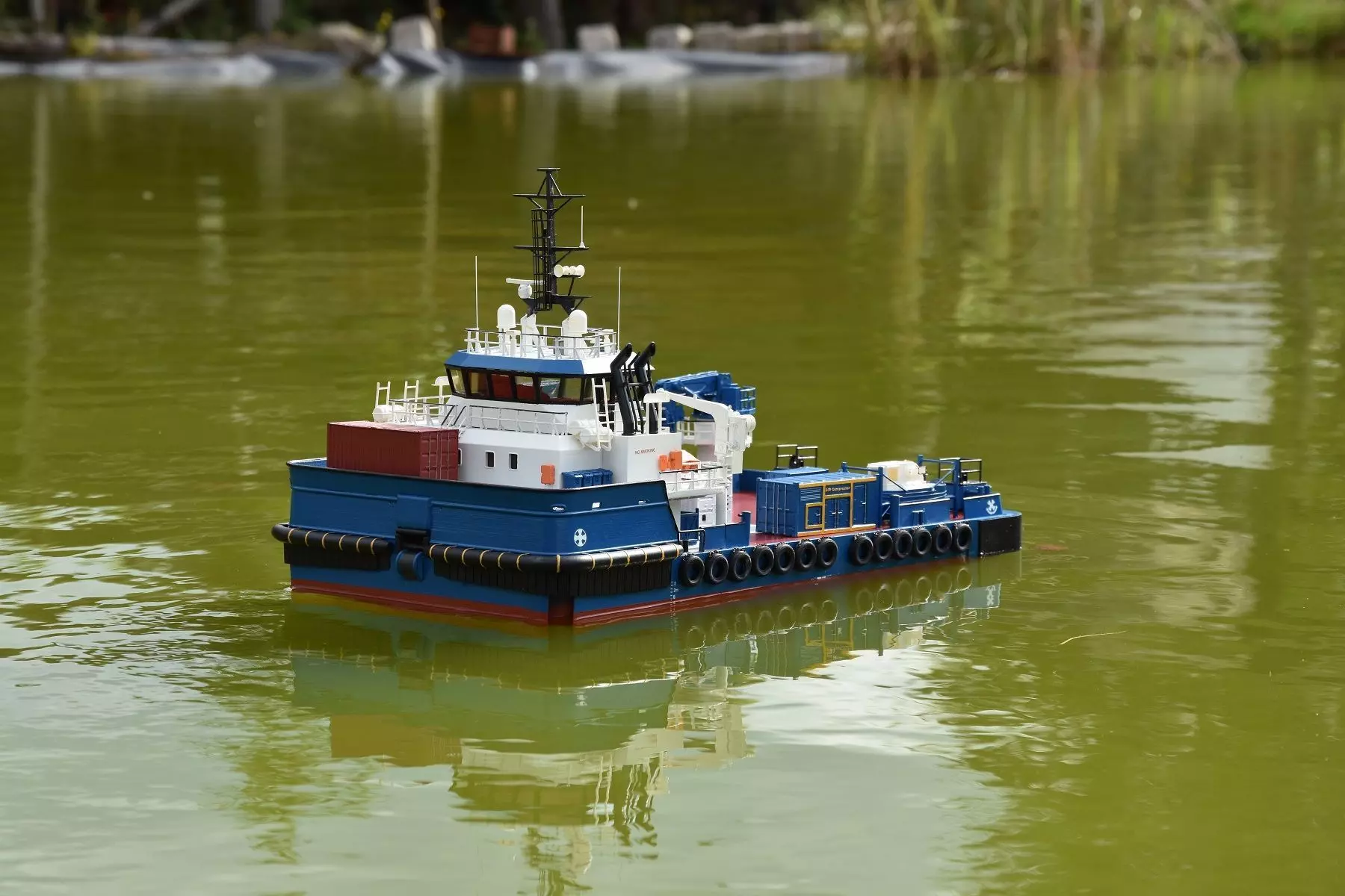 UNIVERSAL ARBEITSSCHIFF WORKBOAT SERVICE VESSEL 3D print model_1