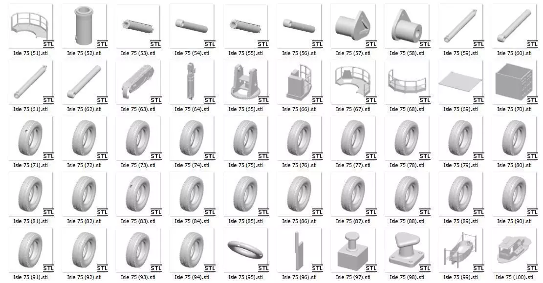 UNIVERSAL ARBEITSSCHIFF WORKBOAT SERVICE VESSEL 3D print model_18