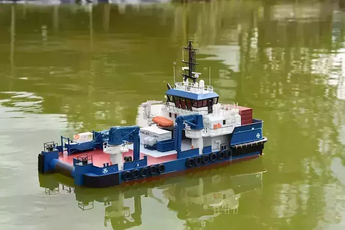 UNIVERSAL ARBEITSSCHIFF WORKBOAT SERVICE VESSEL 3D print model