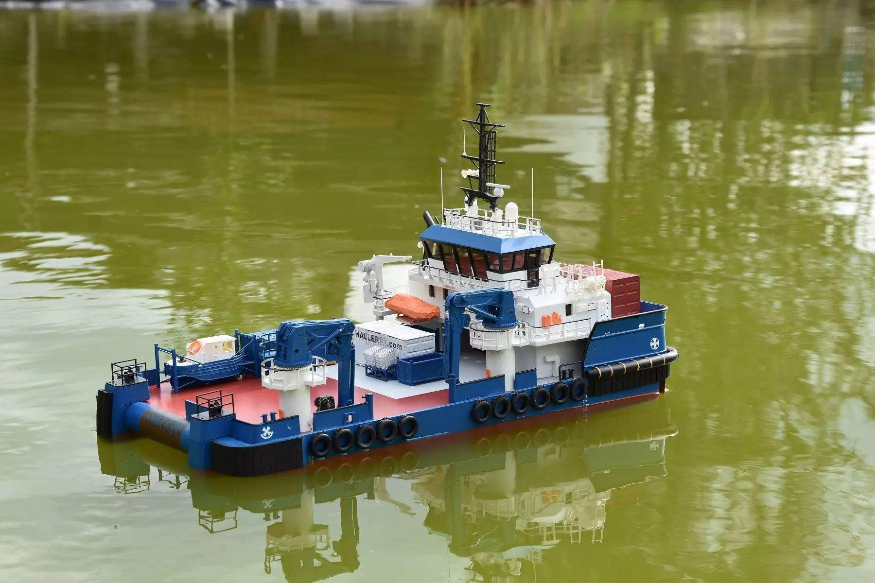 UNIVERSAL ARBEITSSCHIFF WORKBOAT SERVICE VESSEL 3D print model_0