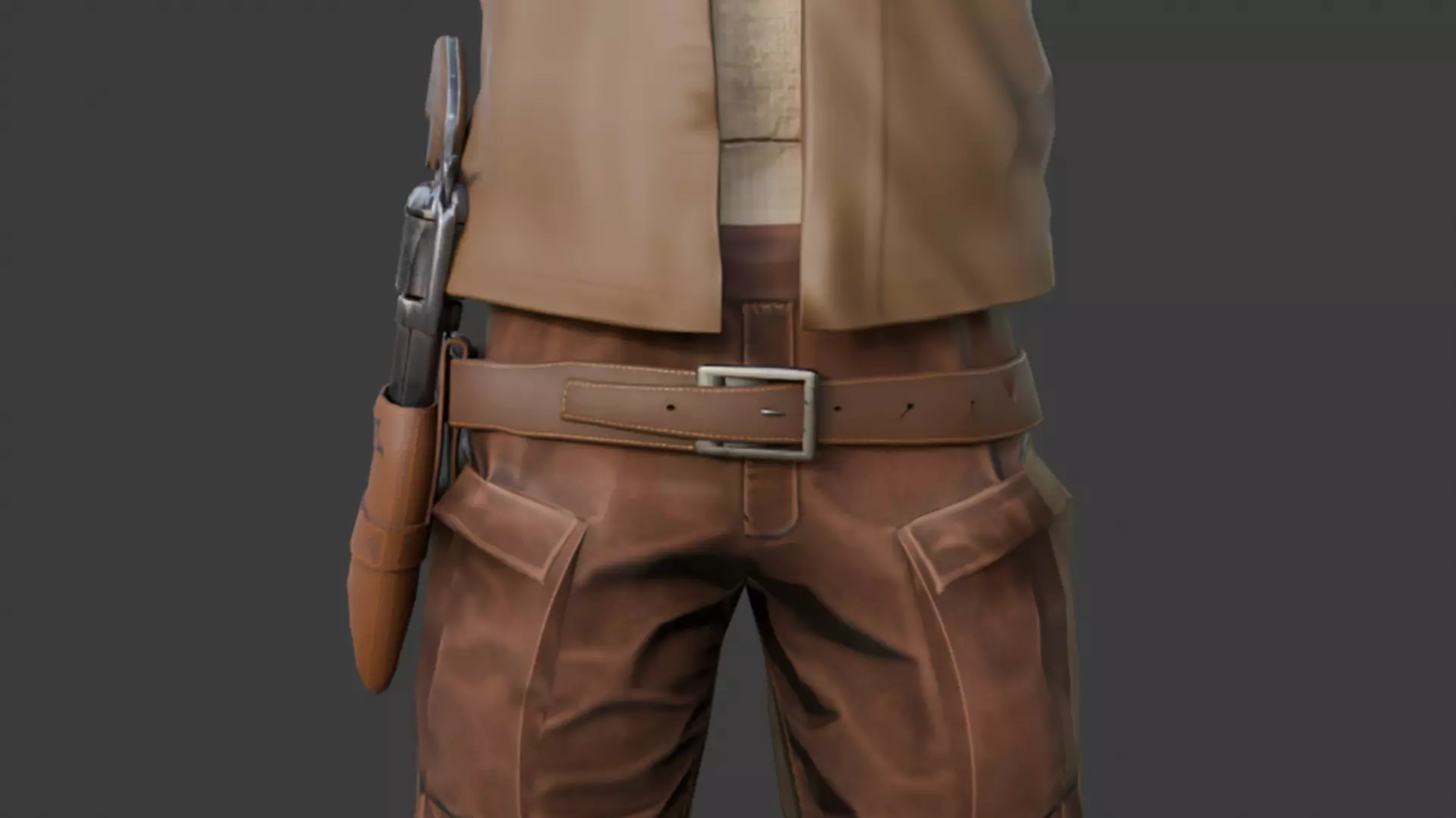 Realistic 3D Cowboy Character  3D model_8