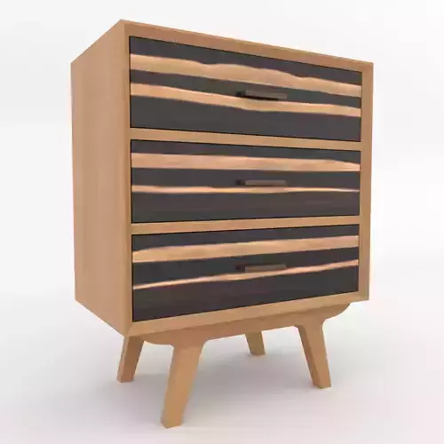 Mid-Century Modern Chest of Drawers 75 Oslo