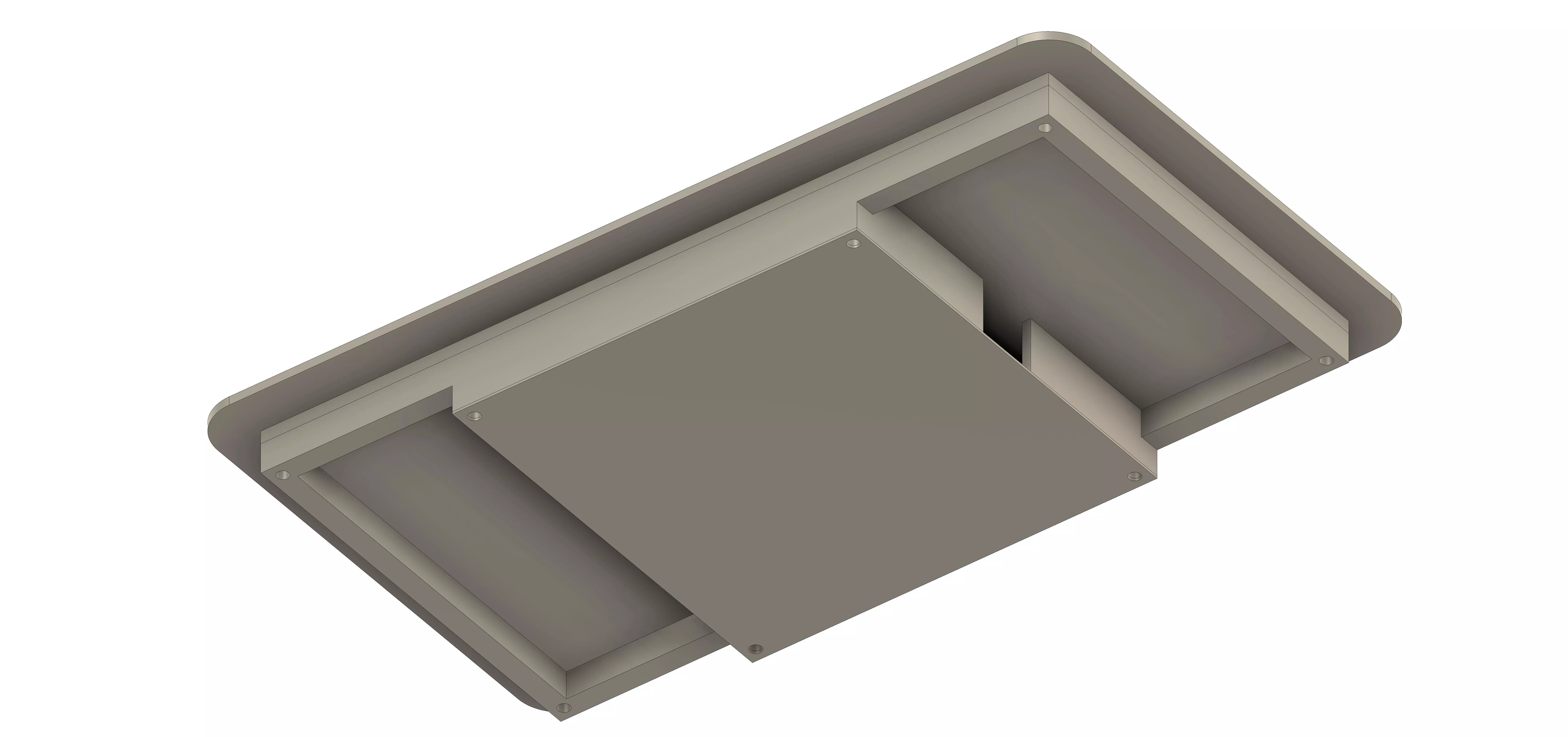 Induction charging recess Universal 3D print model_1