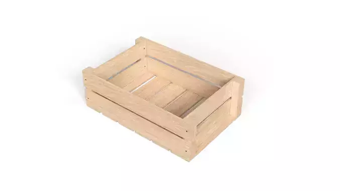 Open Wooden Crate