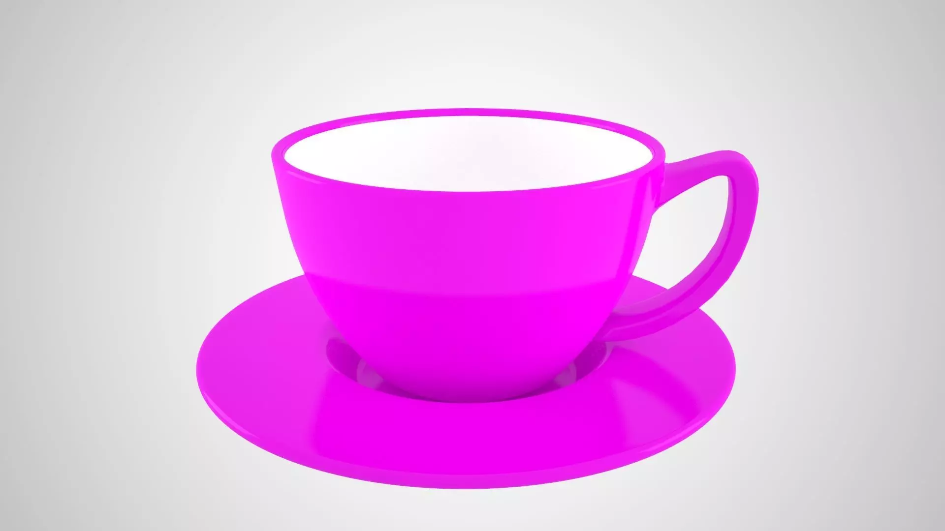 Bundle of 84 most used colors Coffee Tea Cup Saucer and Mugs 3D Model Collection_115