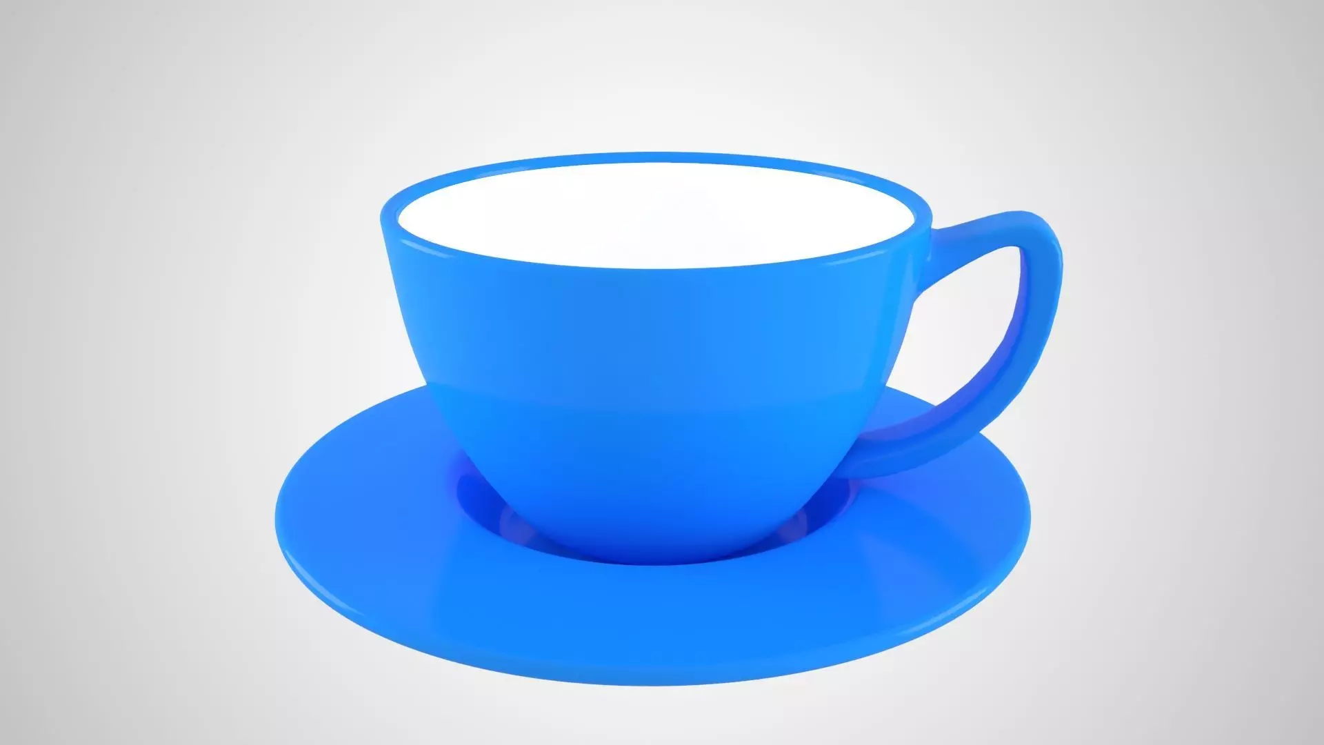 Bundle of 84 most used colors Coffee Tea Cup Saucer and Mugs 3D Model Collection_107
