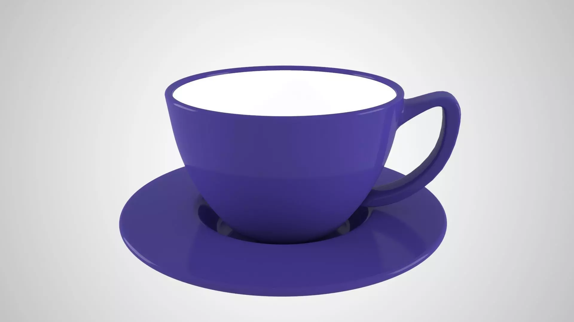Bundle of 84 most used colors Coffee Tea Cup Saucer and Mugs 3D Model Collection_106
