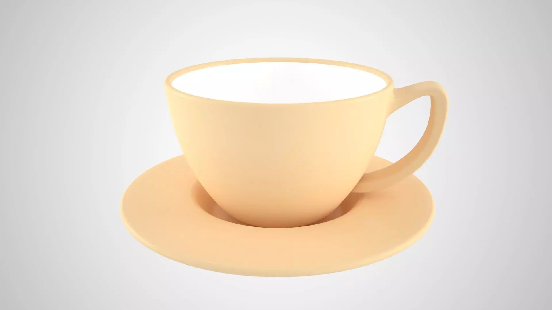 Bundle of 84 most used colors Coffee Tea Cup Saucer and Mugs 3D Model Collection_88