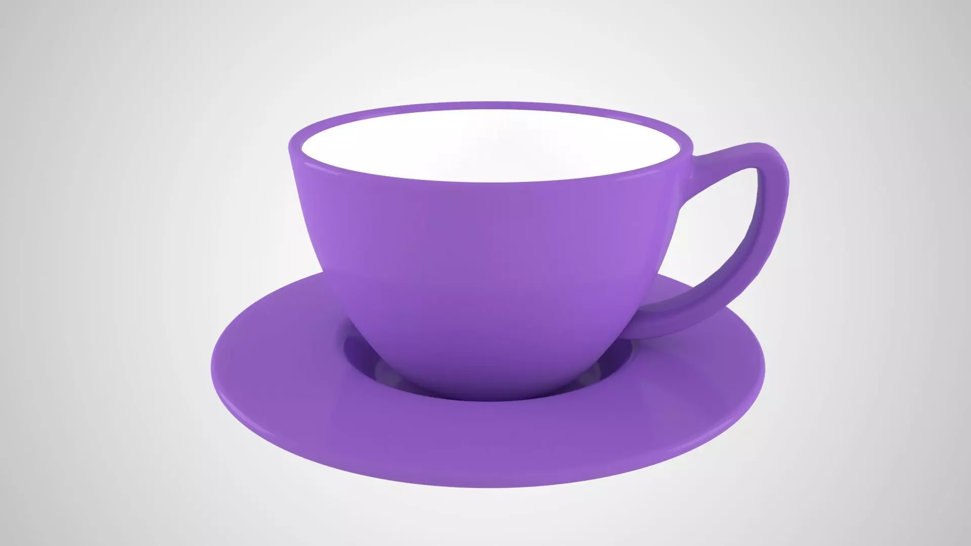 Bundle of 84 most used colors Coffee Tea Cup Saucer and Mugs 3D Model Collection_94