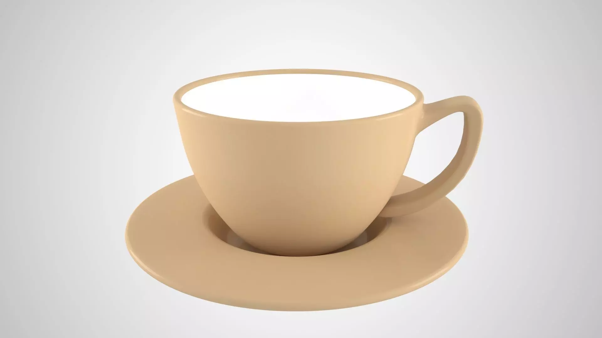 Bundle of 84 most used colors Coffee Tea Cup Saucer and Mugs 3D Model Collection_121