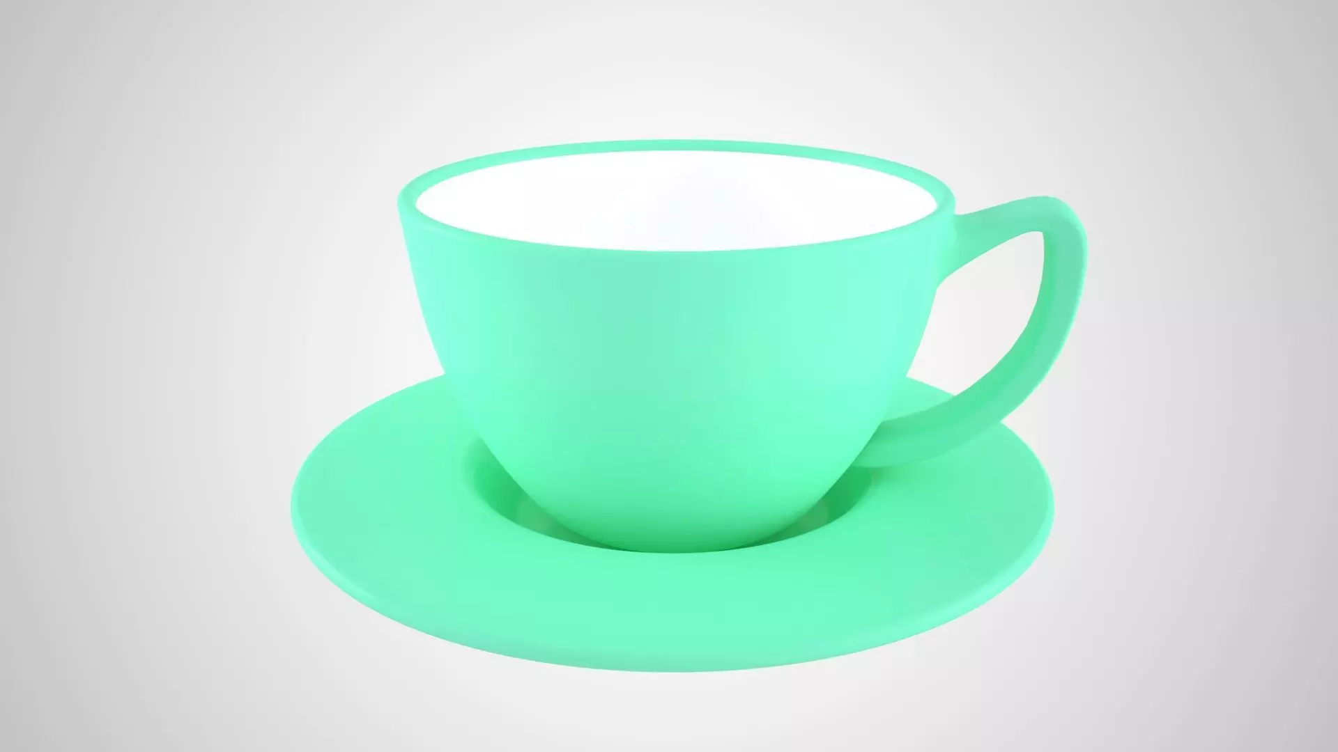 Bundle of 84 most used colors Coffee Tea Cup Saucer and Mugs 3D Model Collection_95