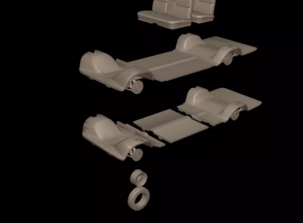 Buick Electra 225 1968 two doors 3D print model_15