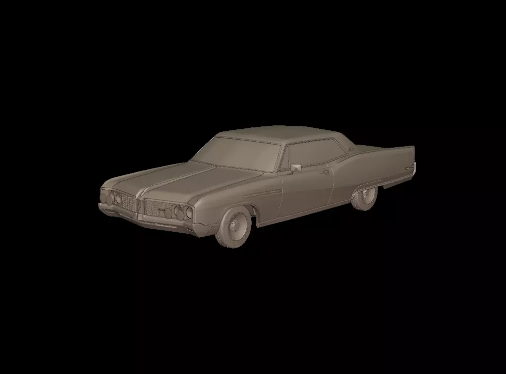 Buick Electra 225 1968 two doors 3D print model_0