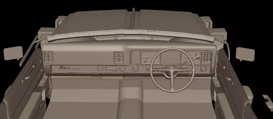 Buick Electra 225 1968 two doors 3D print model_11