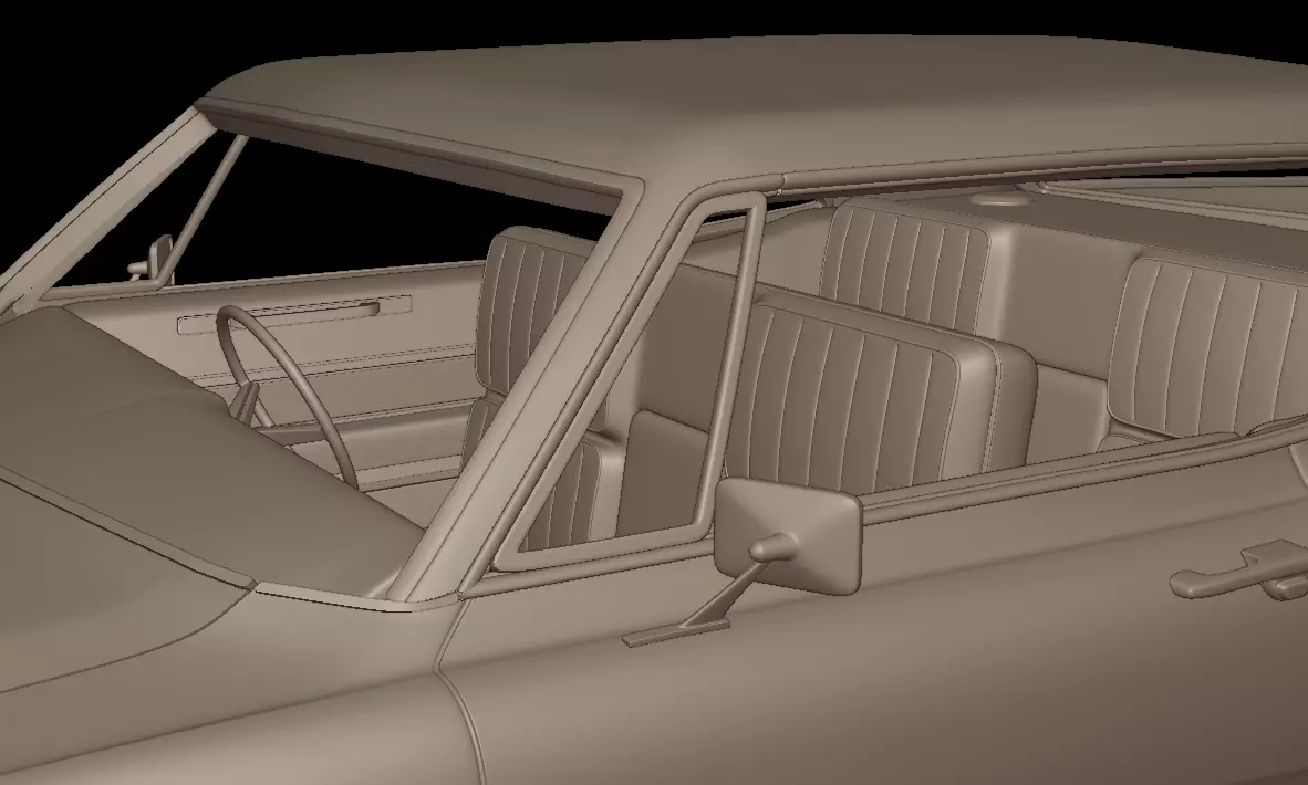 Buick Electra 225 1968 two doors 3D print model_7