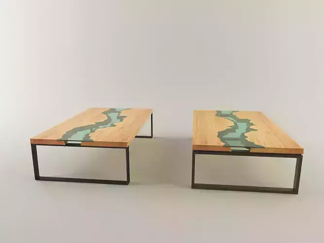 river table Free 3D model