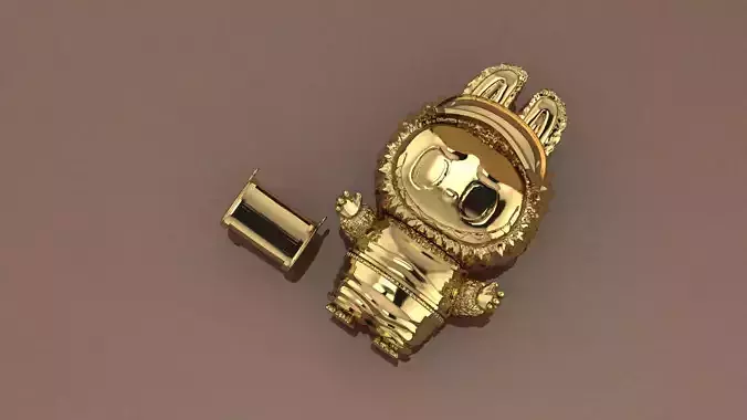 Labubu  jewelry model - Meca Rotating