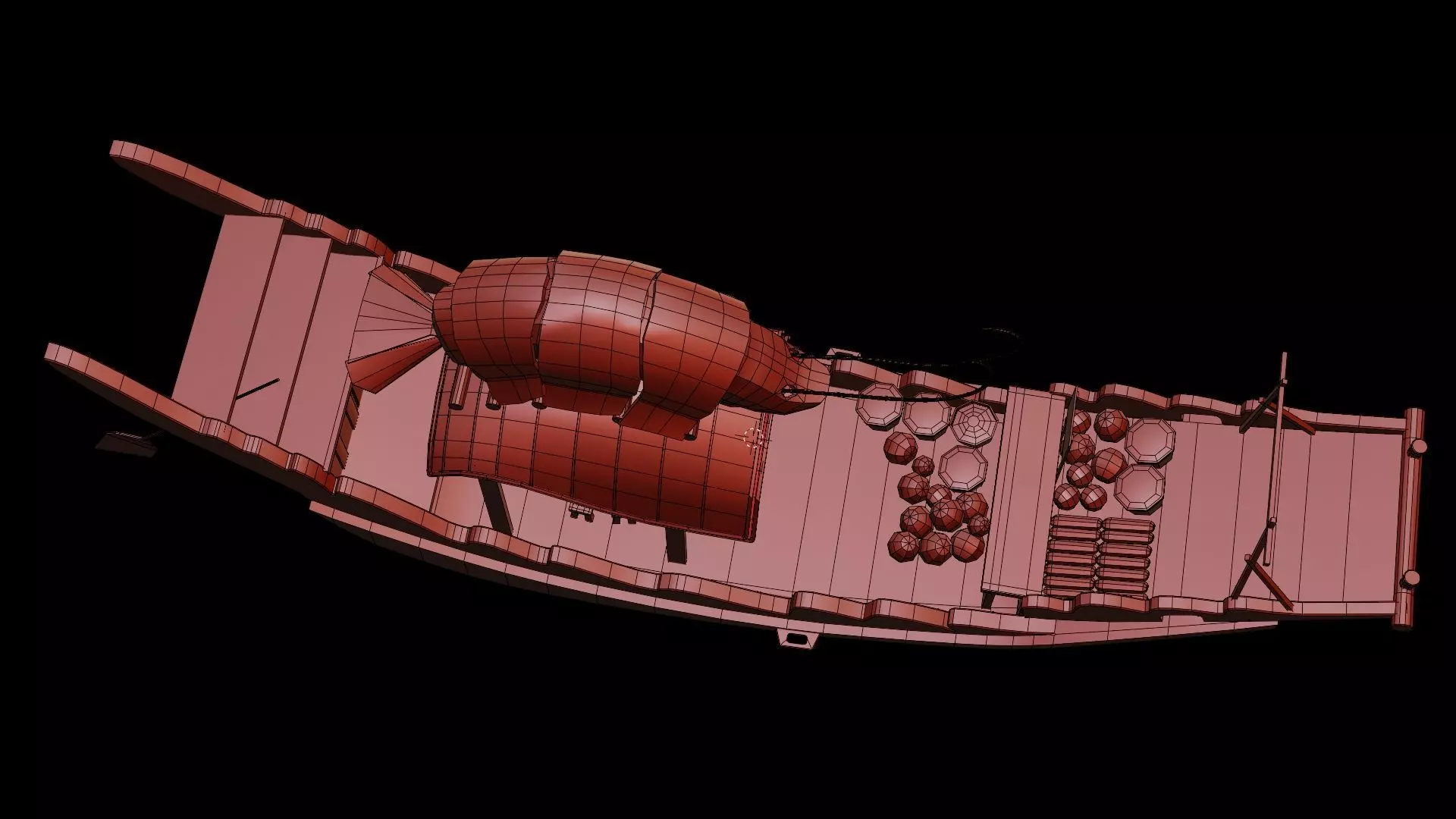 Boat Raya and the Last Dragon Movie 3D model_10
