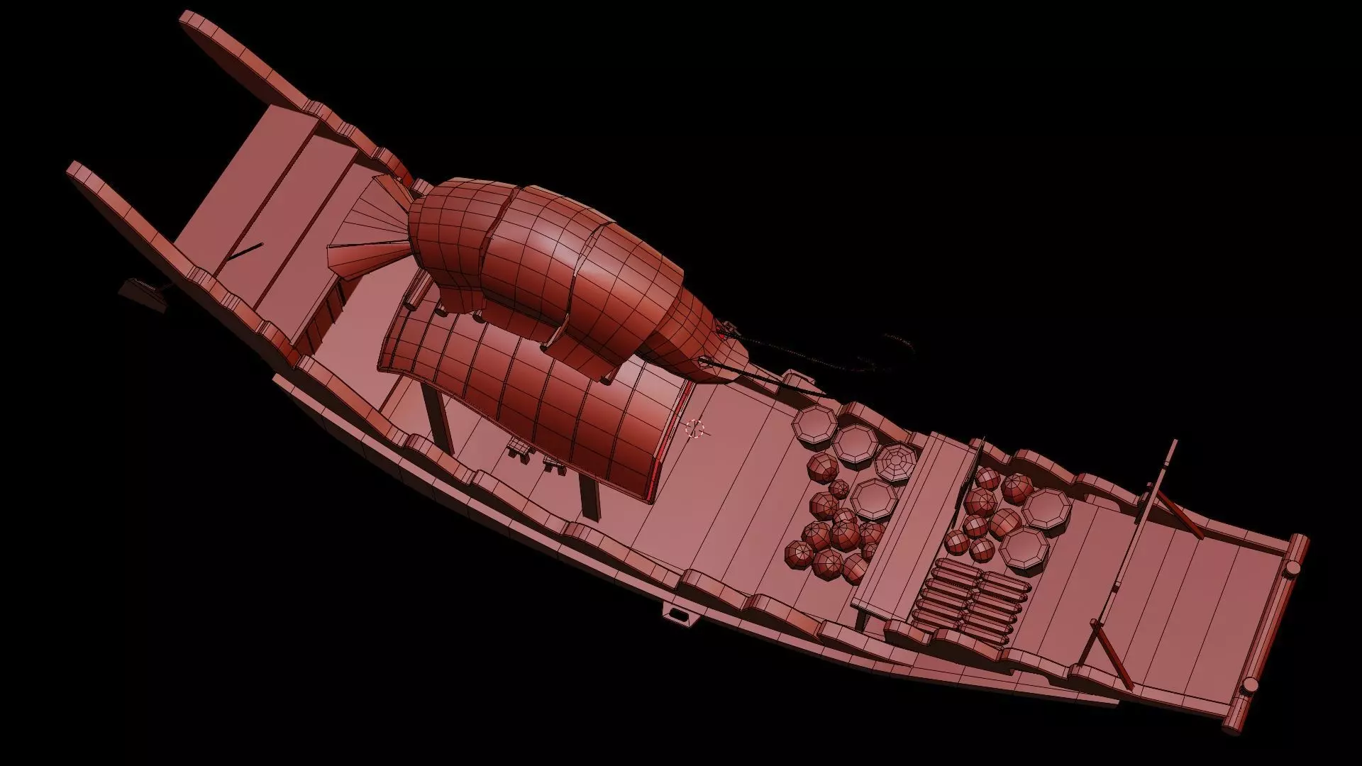 Boat Raya and the Last Dragon Movie 3D model_8