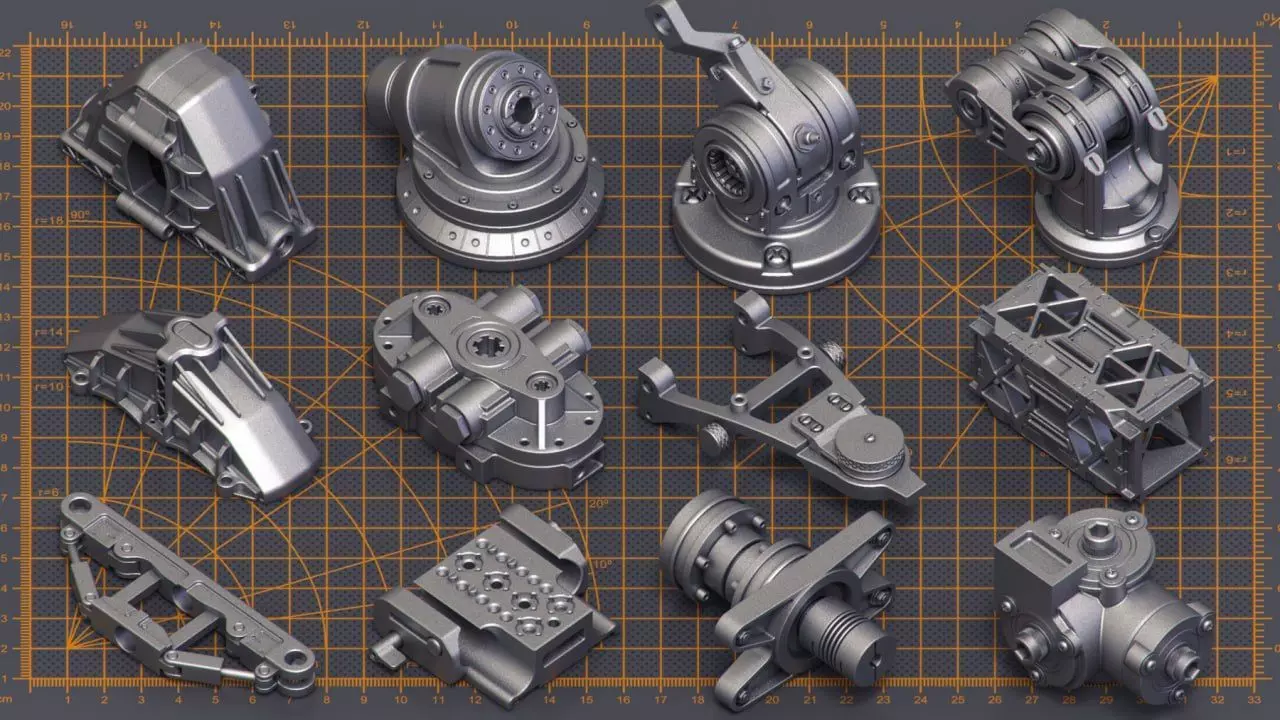 Mech Warrior 3D model_6