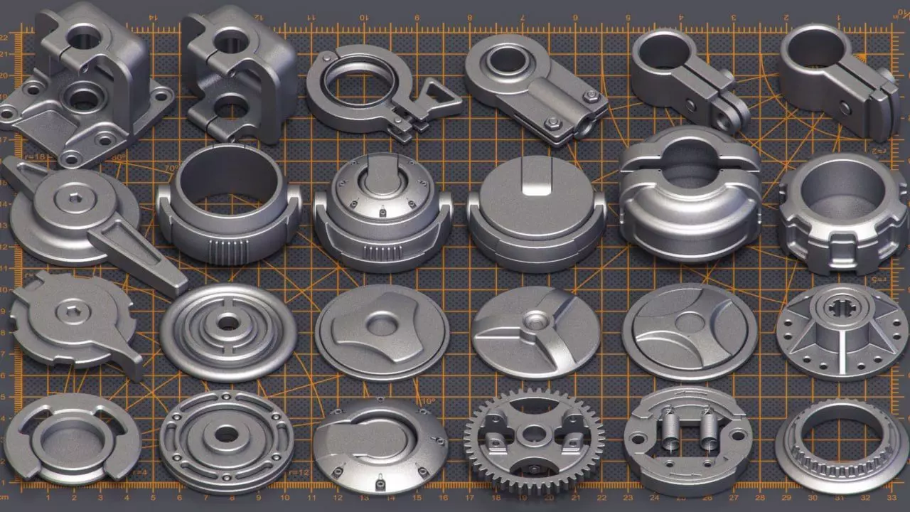 Mech Warrior 3D model_5