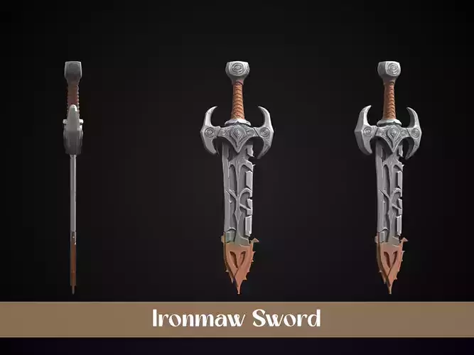 Stylized Orc Sword - Ironmaw