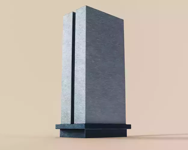 Street Bollard Type A Low-poly 3D model