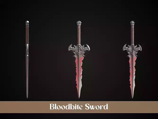 Stylized Orc Sword - Bloodbite