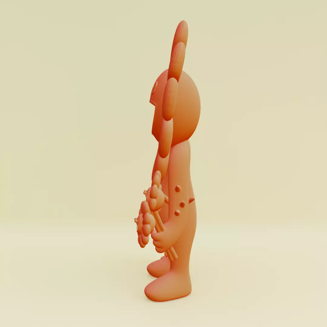 Takashi Murakami Smiling Flowers Family Collectible Printable 3D print model_4