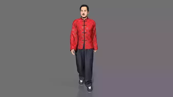 man Character Low-poly 3D model