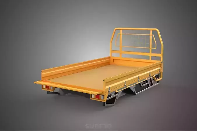 TAILGATE DROP SIDE LOAD BED BODY REAR GATE DOOR PICKUP TRUCK CAR 3D model