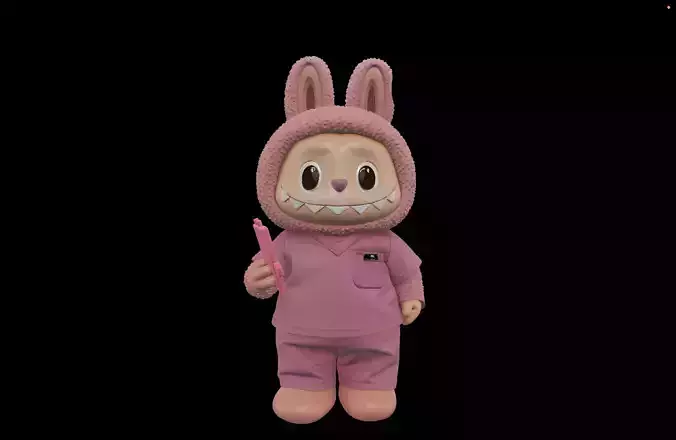 Labubu Hospital Figure