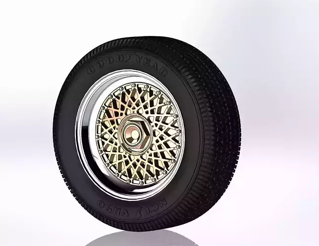 Wheel BBS RS 16inch for scale model 3D print model