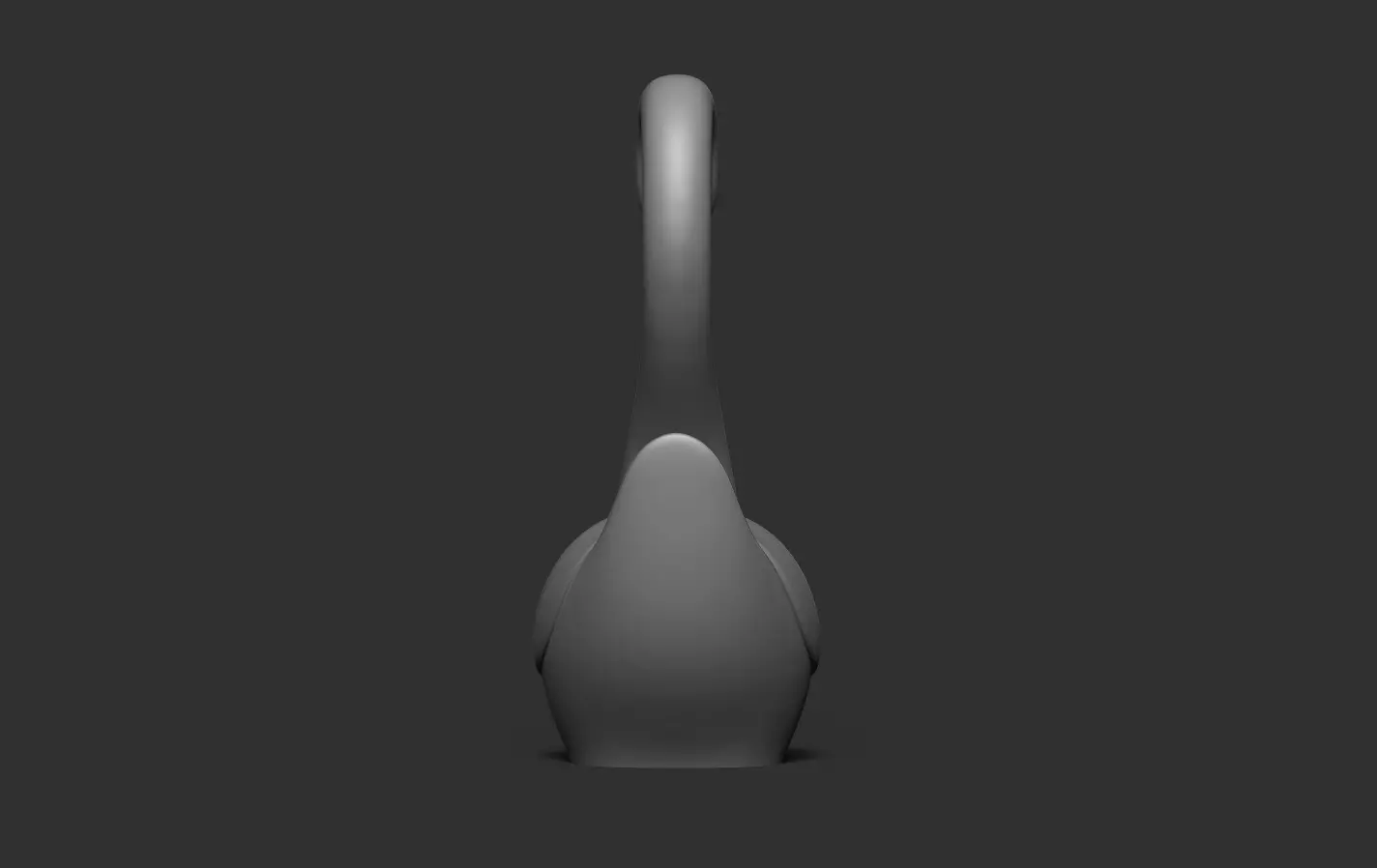 Swan Sculpture 3D print model_17