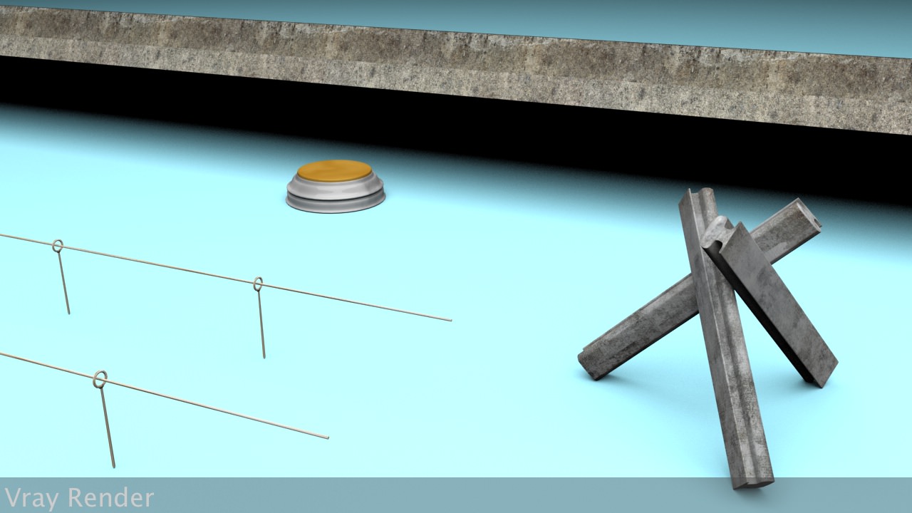 Berlin Wall Trap Elements 3D model_17