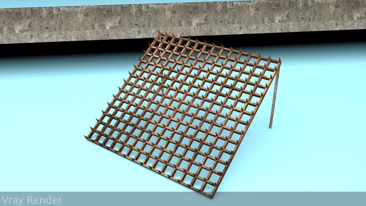 Berlin Wall Trap Elements 3D model_19